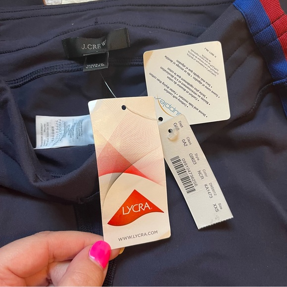 J. Crew high waisted leggings with side stripes size XXS - Picture 6 of 9